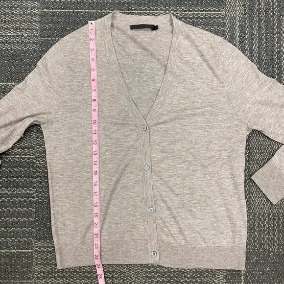 Jenni Kayne Cashmere Silk Blend Boyfriend Cardigan Size M - Picture 4 of 7